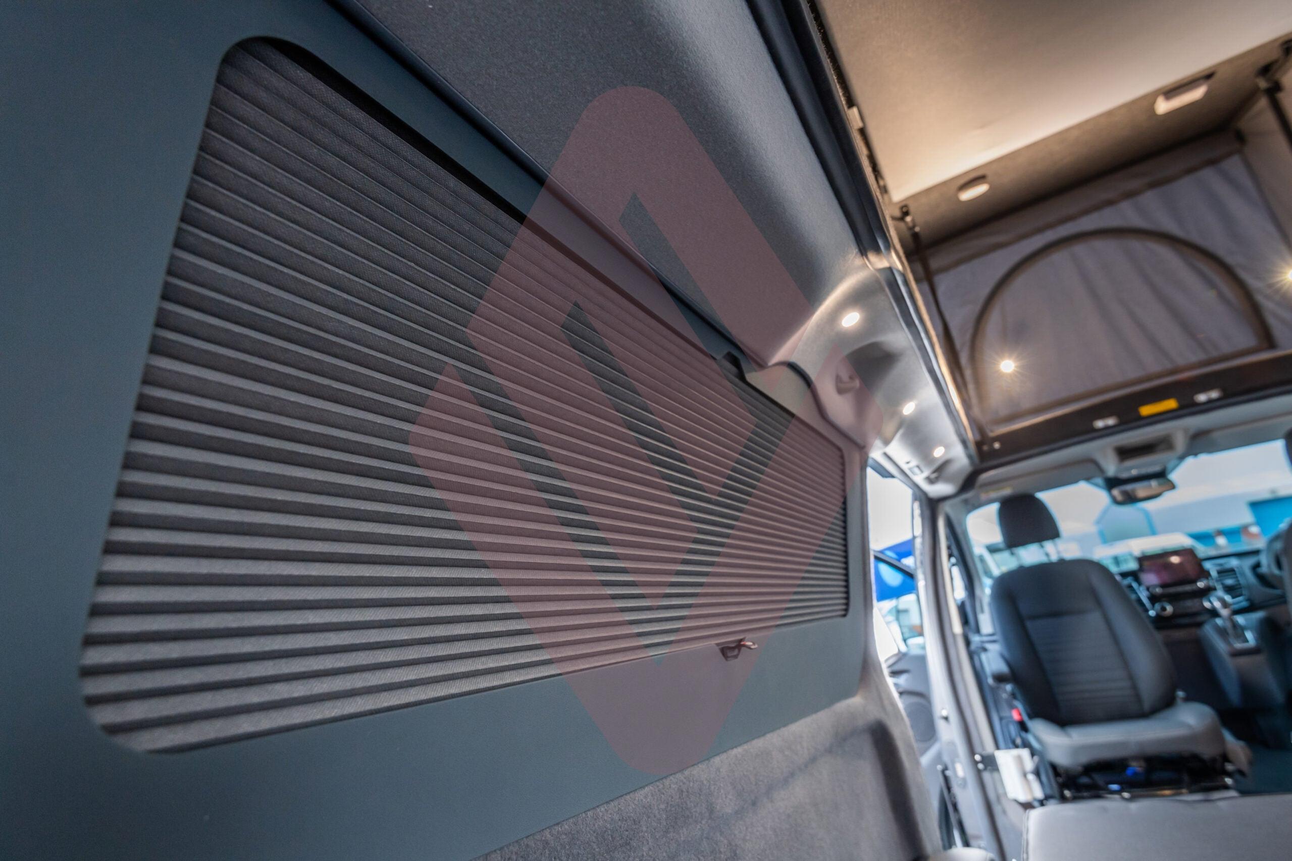 Ford Transit Custom | Window Pod® D | LWB Offside Rear Quarter (Fixed Window)