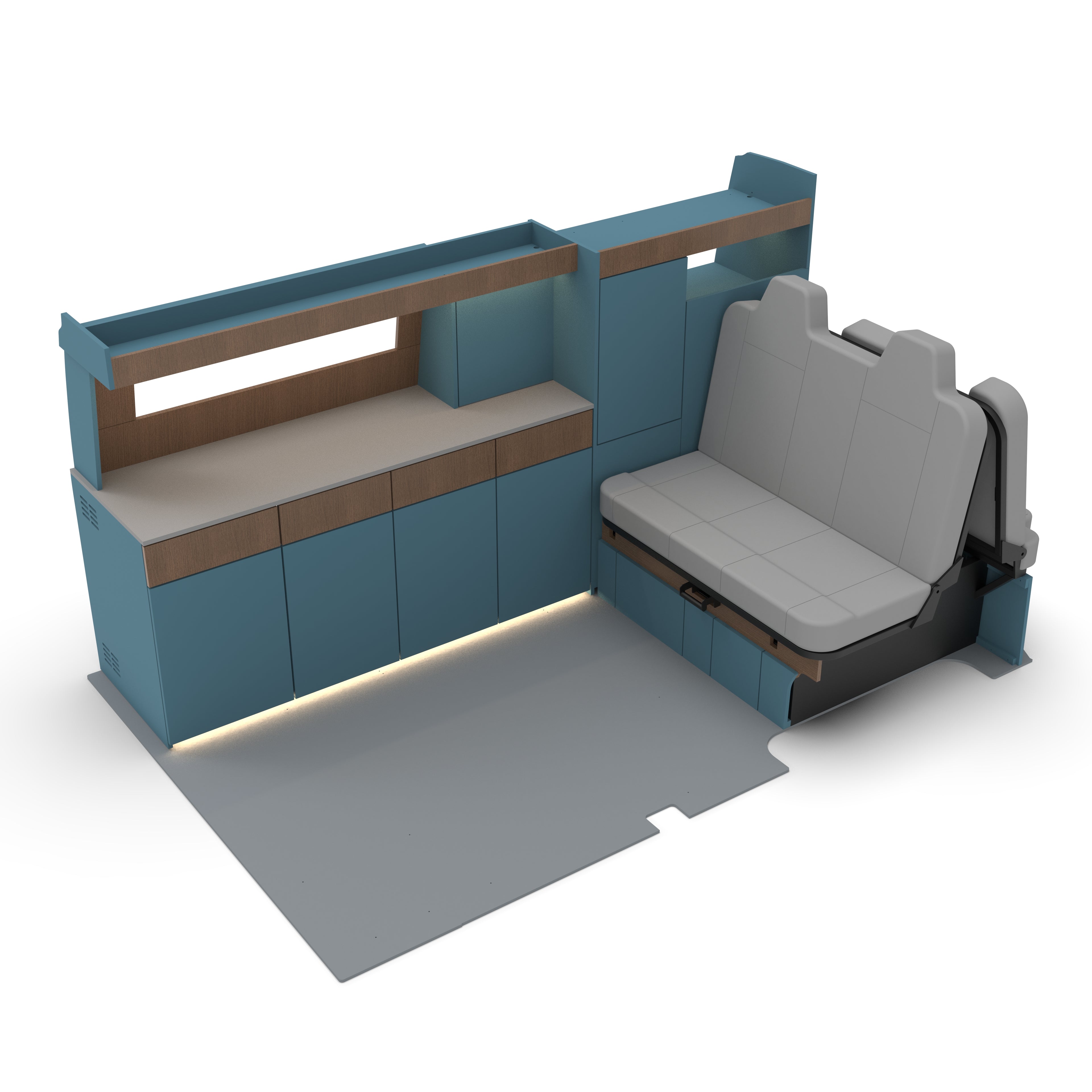 Nissan Primastar LWB Classic Edition Campervan Kitchen