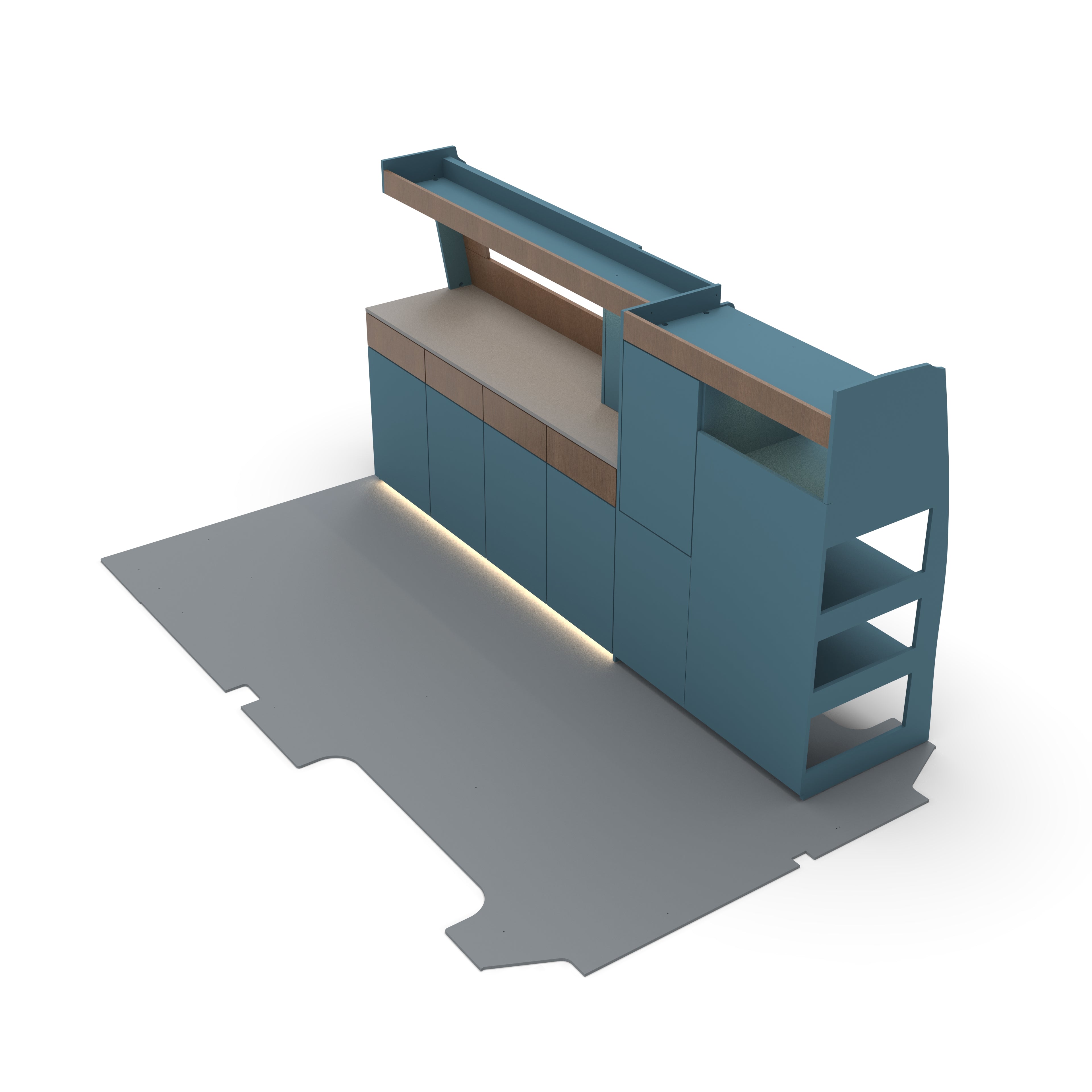 Nissan Primastar LWB Classic Edition Campervan Kitchen