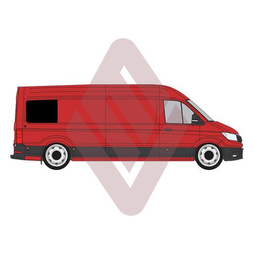 VW Crafter (2017 – Current Year)/MAN TGE – Fixed Window – Driver Side – Rear Quarter – LWB/XLWB – Privacy Glass
