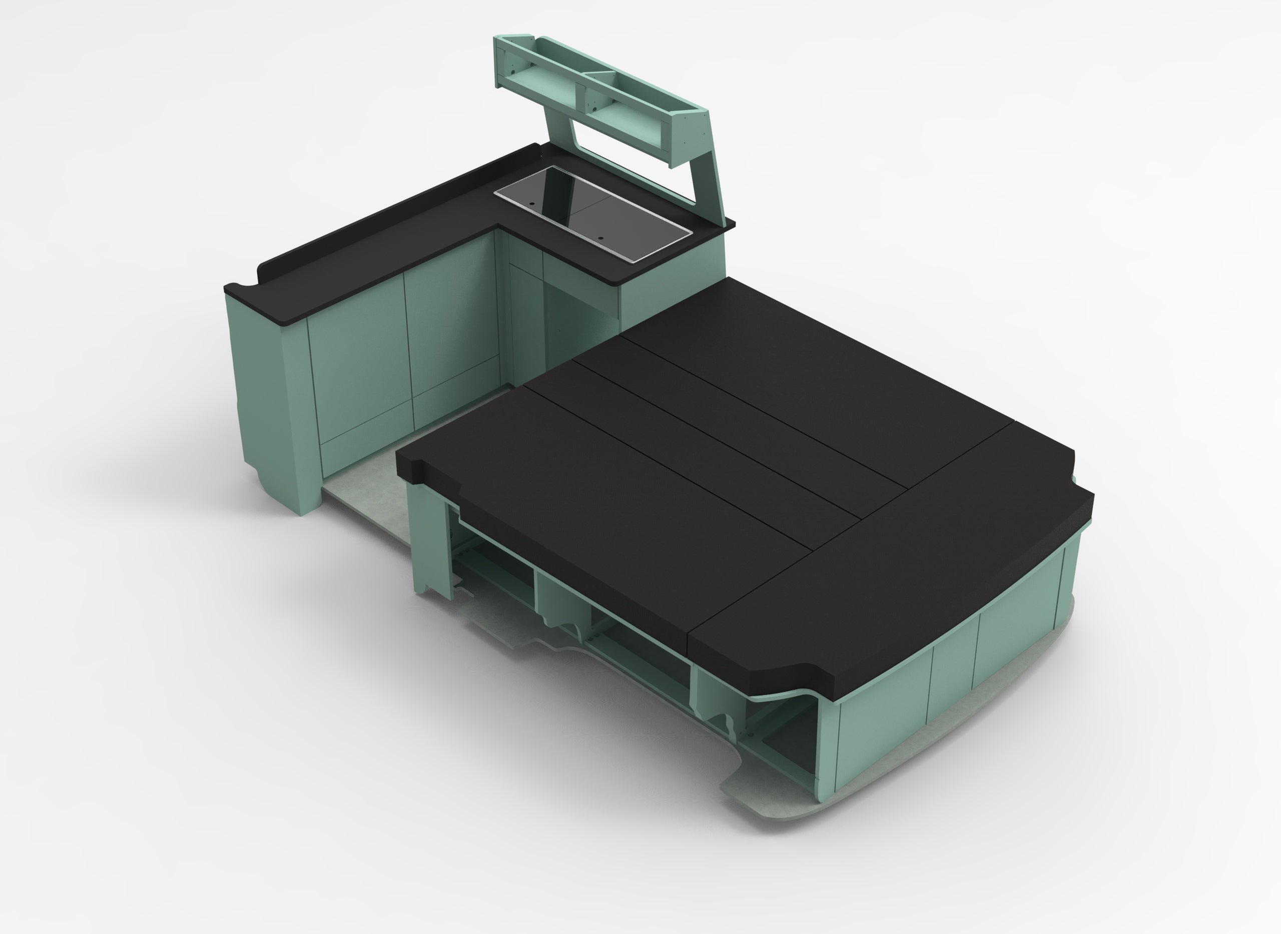 Renault Trafic LWB Bulkhead U Edition Campervan Furniture Unit Set