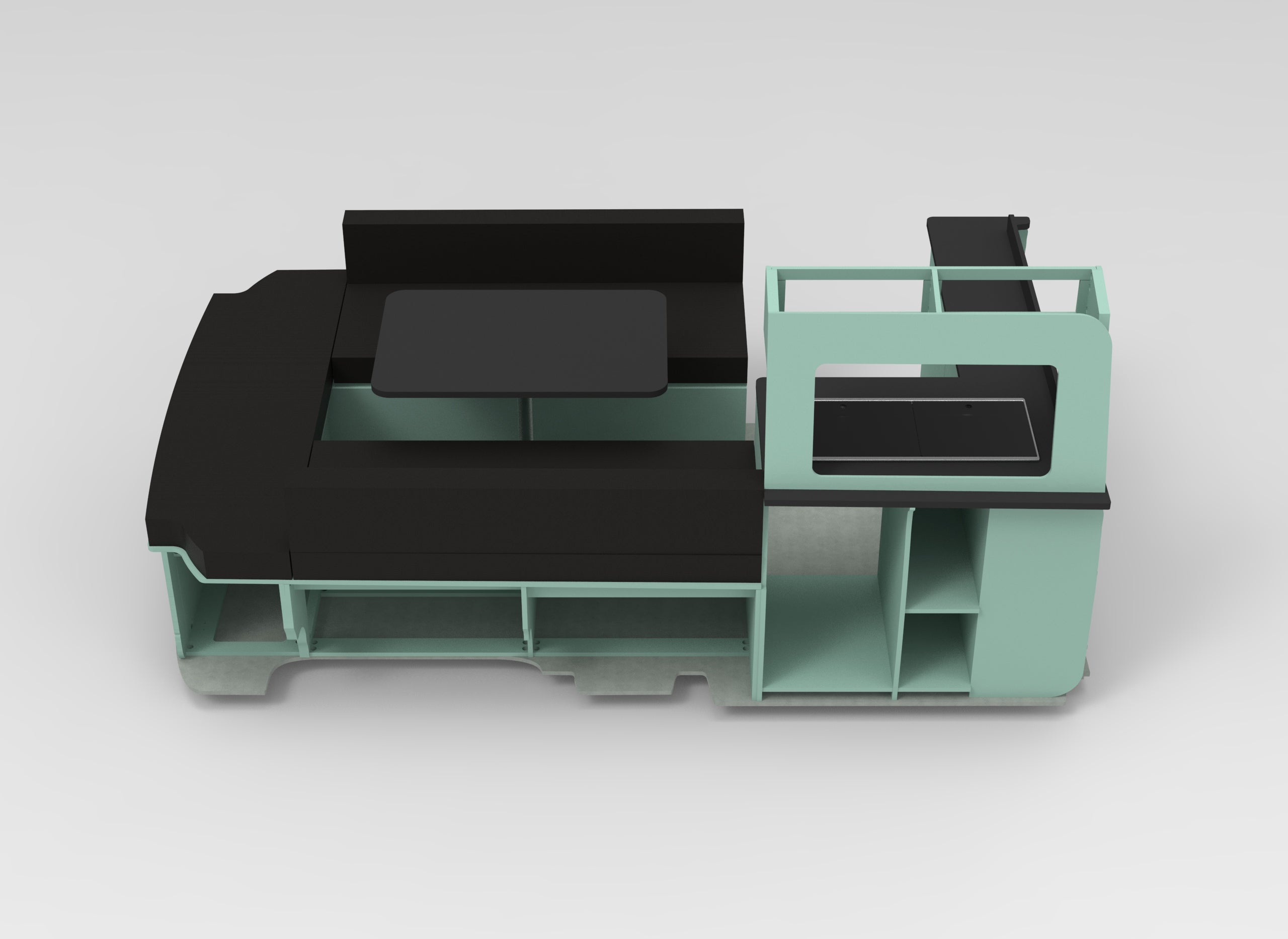 Renault Trafic LWB Bulkhead U Edition Campervan Furniture Unit Set