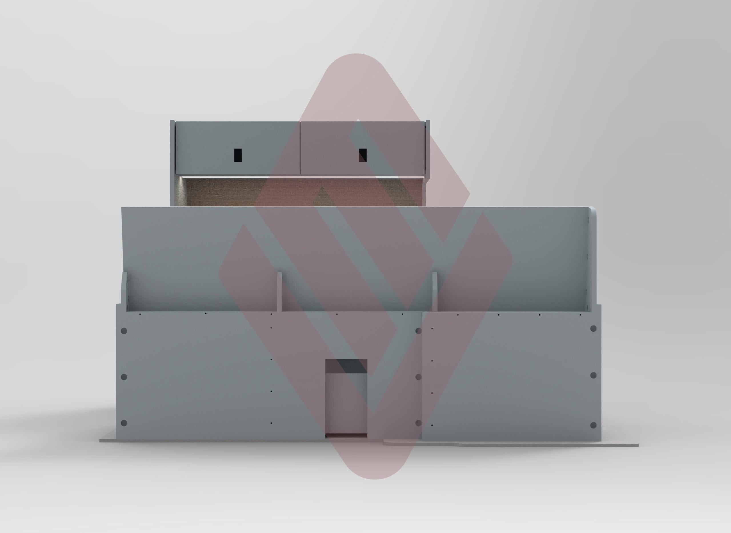 Peugeot Partner Compact Campervan Kitchen Interior Unit