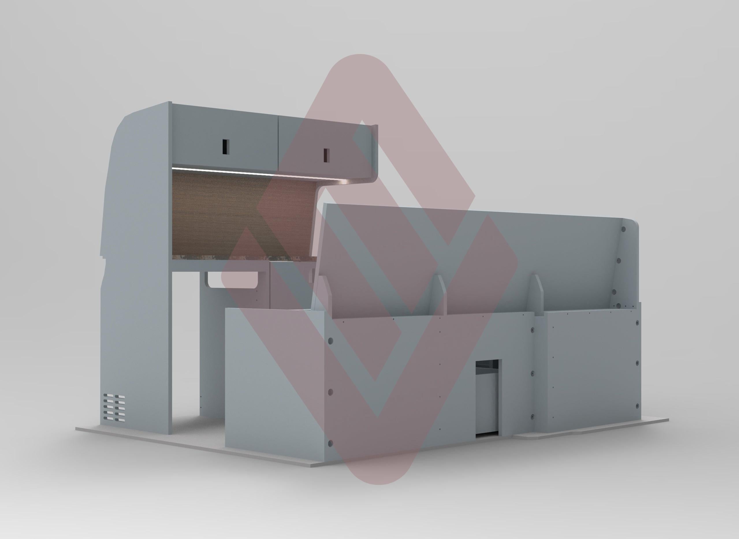 Peugeot Partner Compact Campervan Kitchen Interior Unit