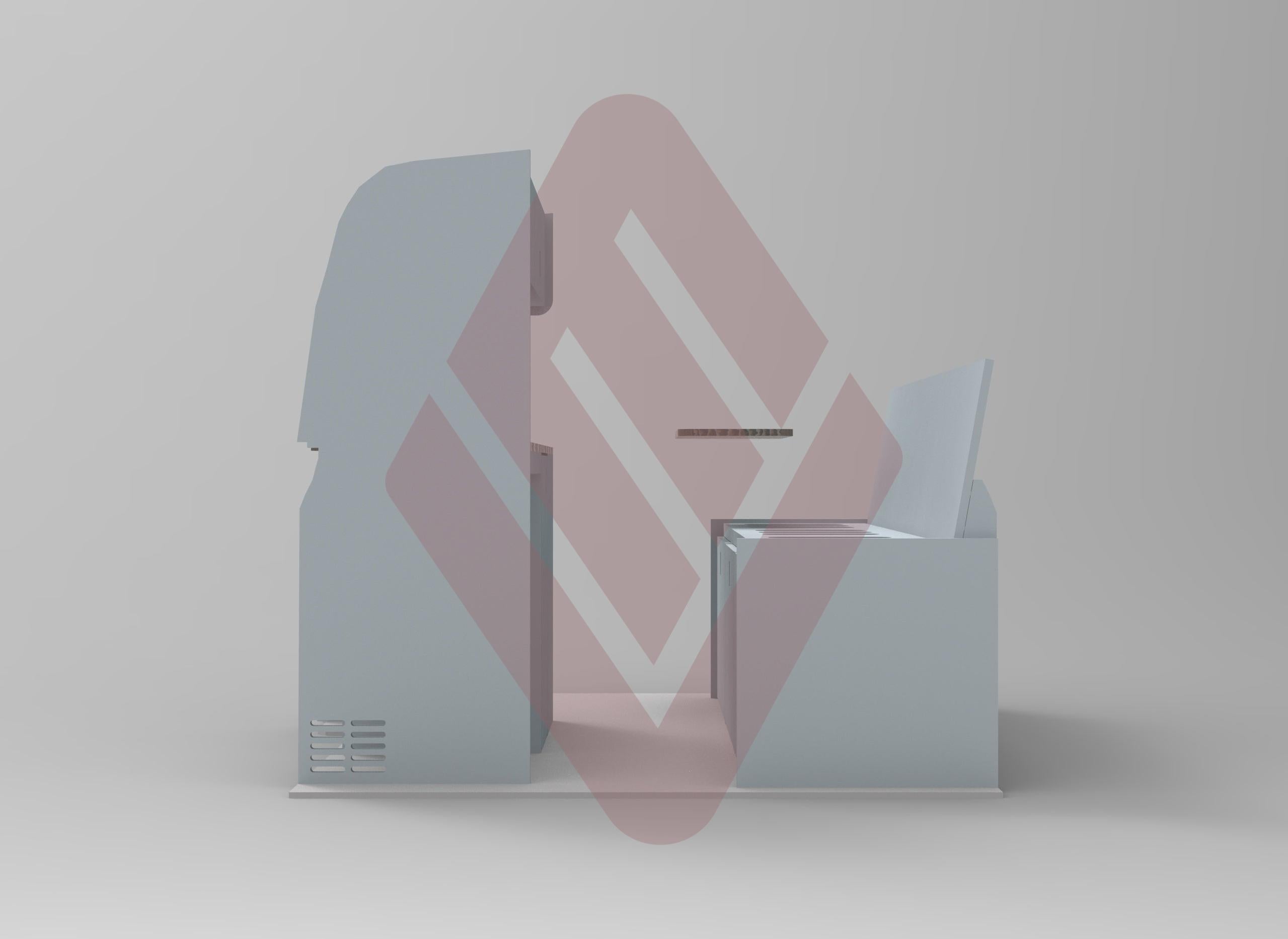 Peugeot Partner Compact Campervan Kitchen Interior Unit