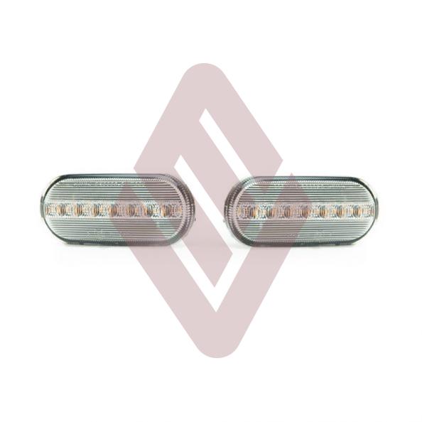 VW Transporter T5 – Side Repeaters – Sequential – LED – Ultra Bright – Clear