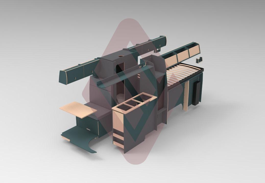 Mercedes Sprinter 2018 Onwards LWB Edition 1 Furniture Kit
