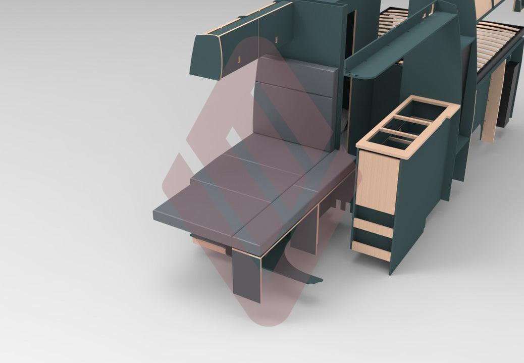 Mercedes Sprinter 2018 Onwards LWB Edition 1 Furniture Kit