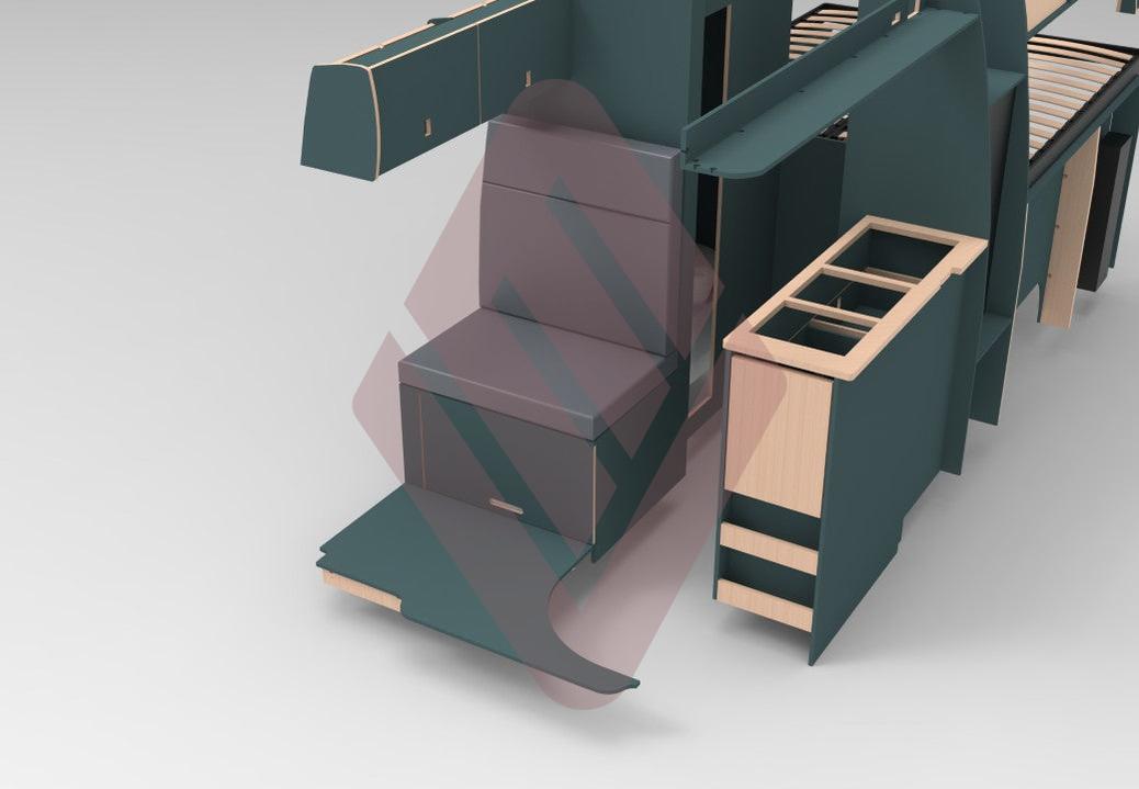 Mercedes Sprinter 2018 Onwards LWB Edition 1 Furniture Kit