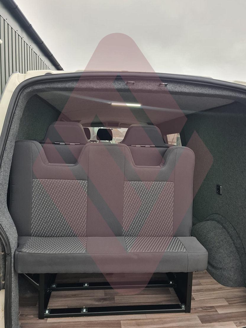 Rusty Lee 3/4 Legless Campervan Rock & Roll Bed - M1 Tested - Isofix - 5 Stage Recliner