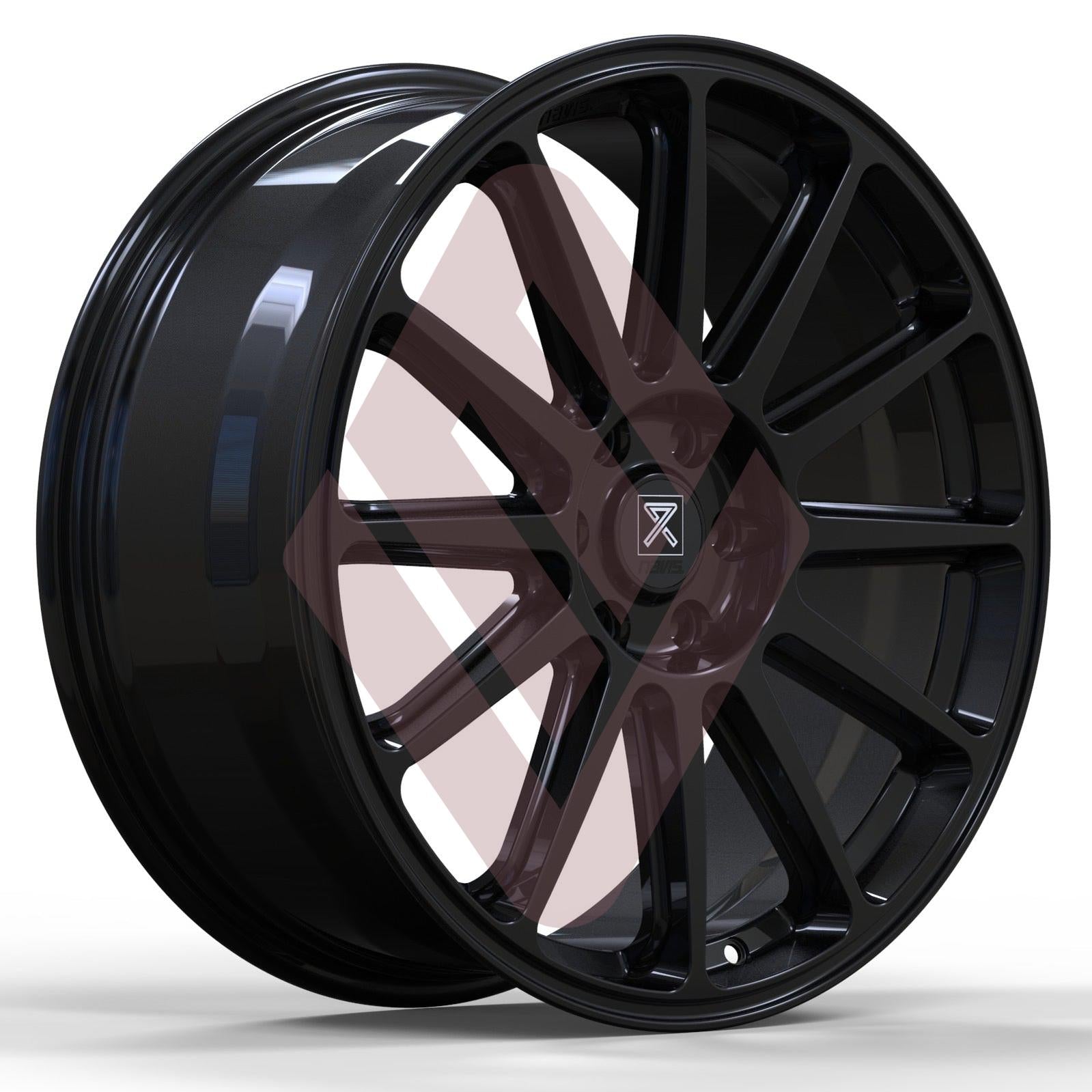 Navis Novus – 20" Gloss Black Finish Alloy Wheels (Transit Custom 2024 – onwards)