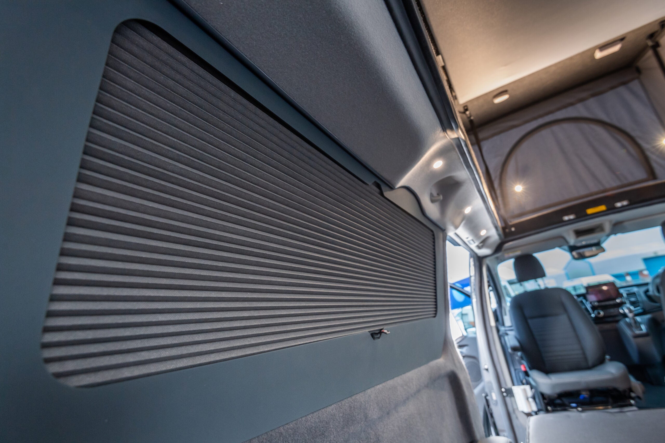Ford Transit Custom | Window Pod® D | LWB Offside Rear Quarter (Fixed Window)