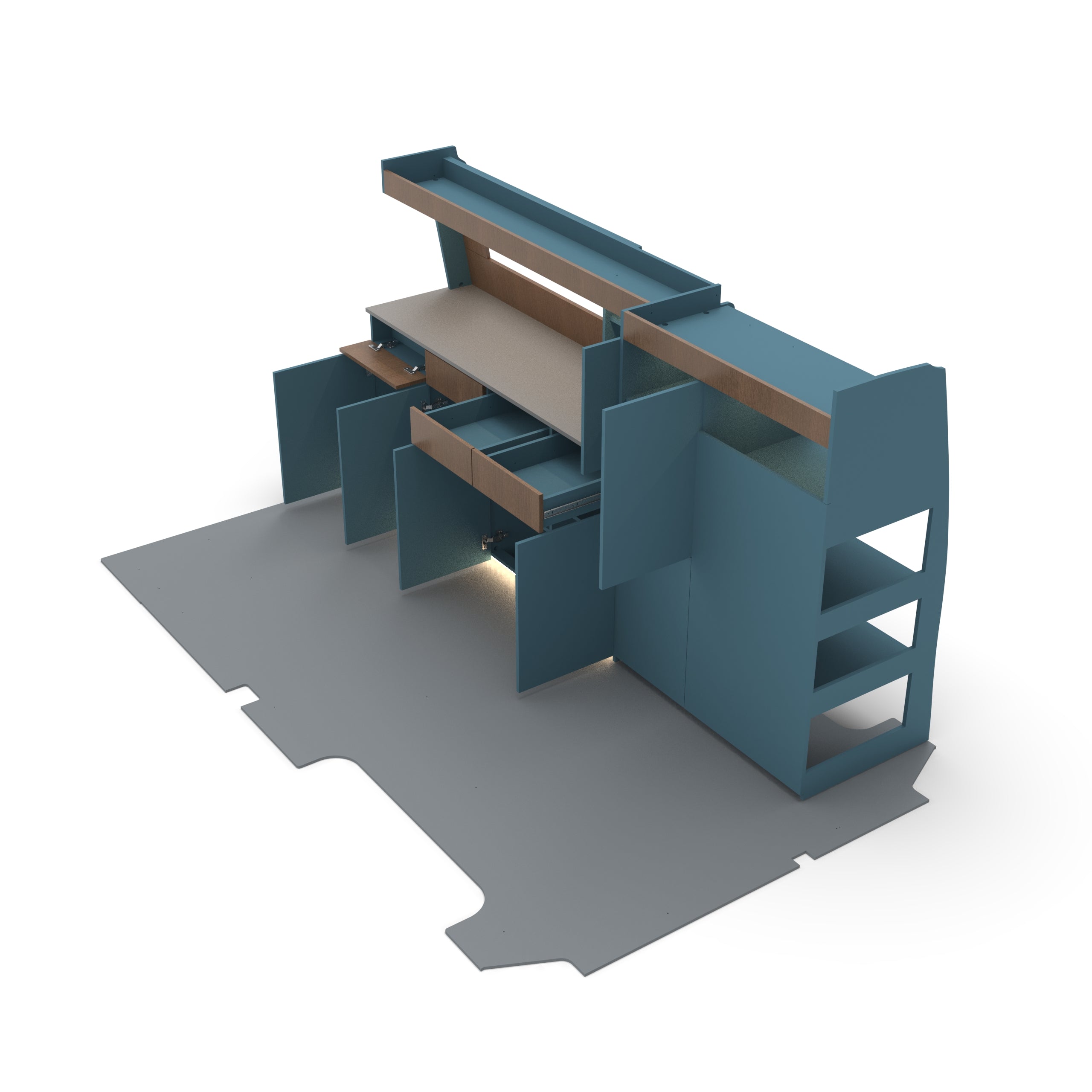 Nissan Primastar LWB Classic Edition Campervan Kitchen
