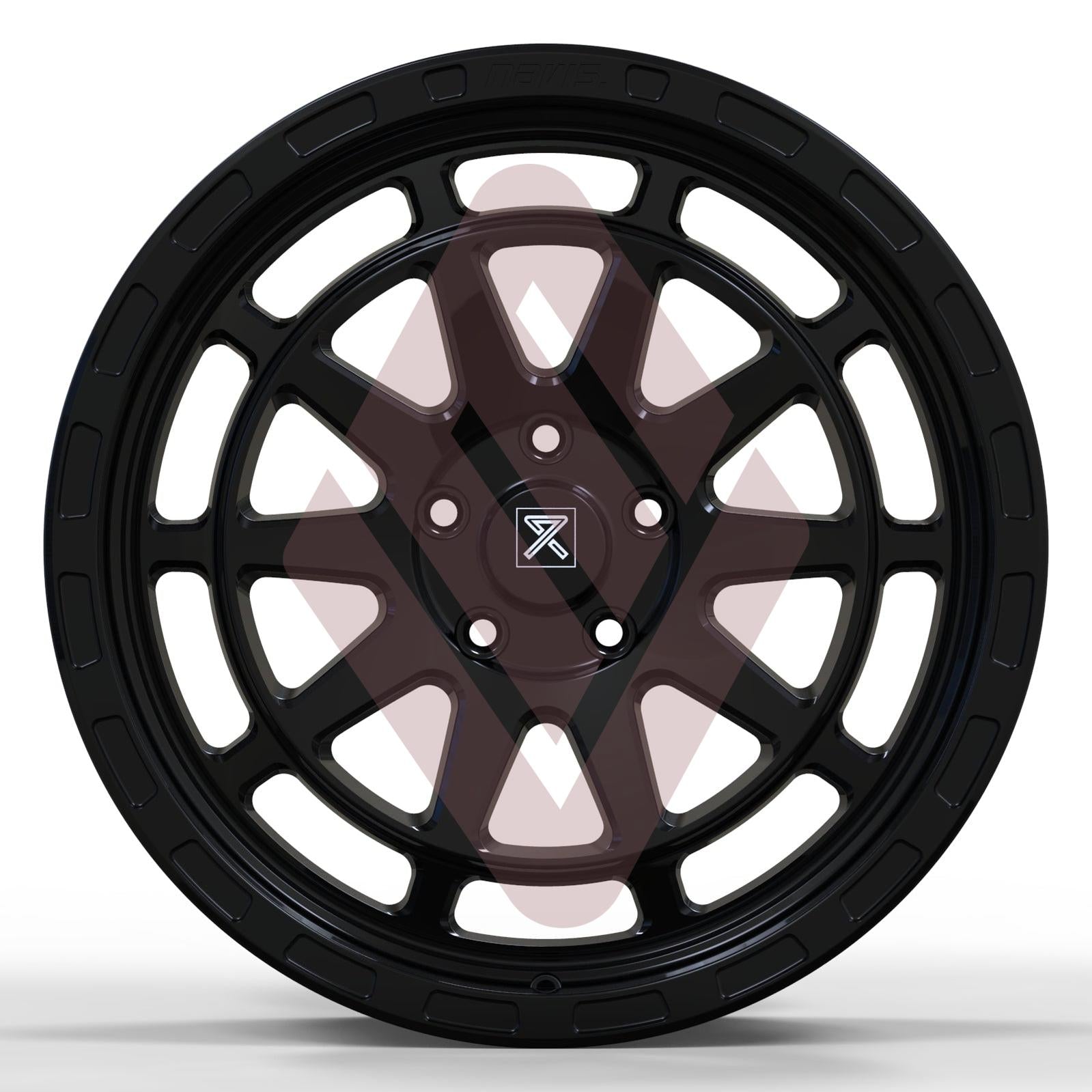 Navis Extenta – 20" Gloss Black Finish Alloy Wheels