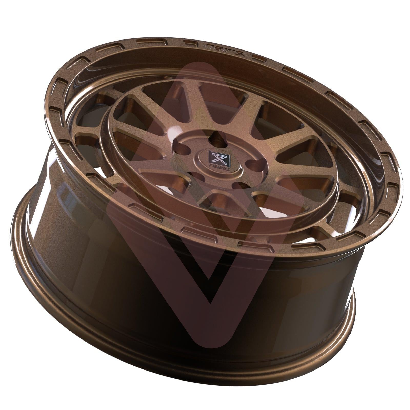 Navis Extenta – 20" Bronze Finish Alloy Wheels