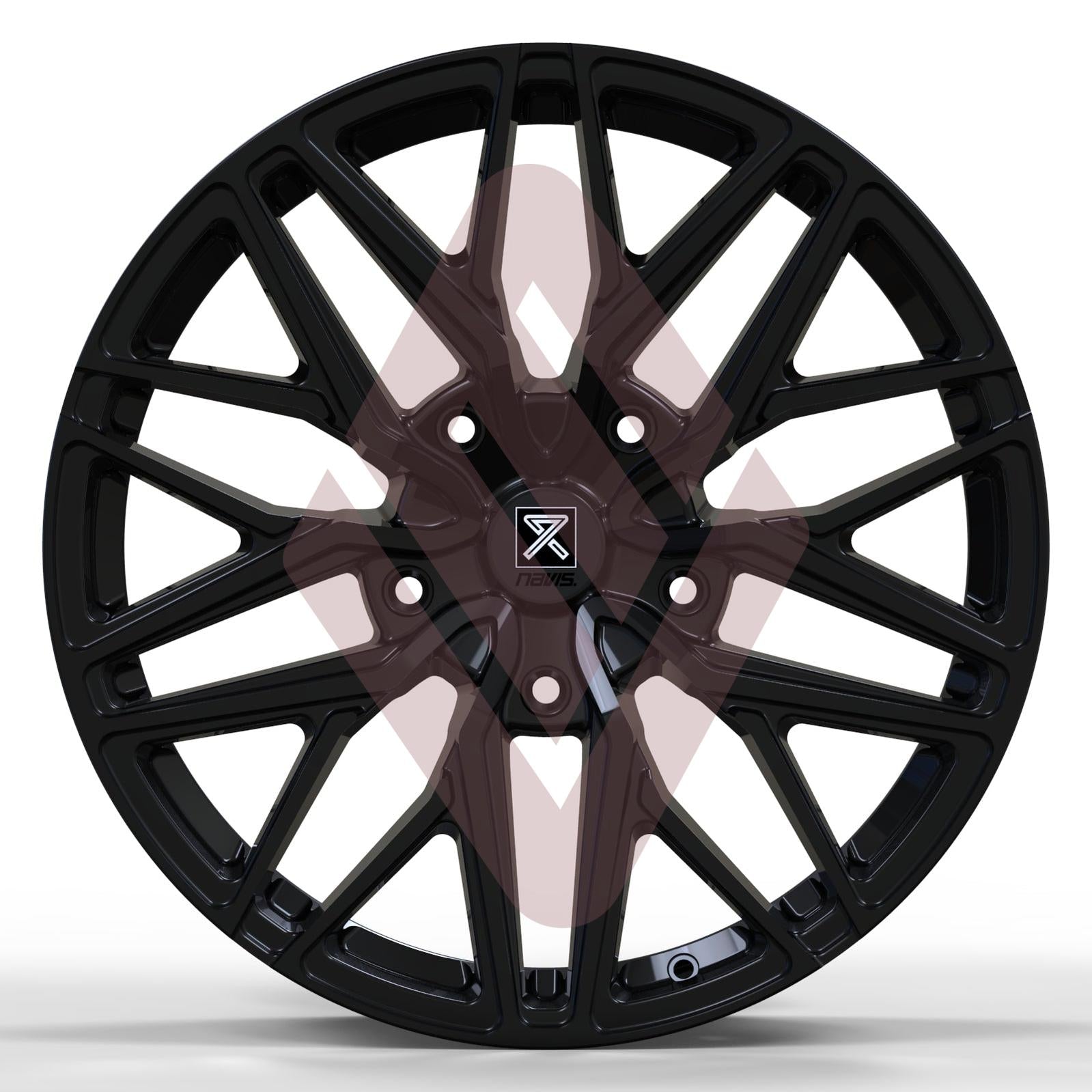 Navis Luxe – 20" Gloss Black Finish Alloy Wheels