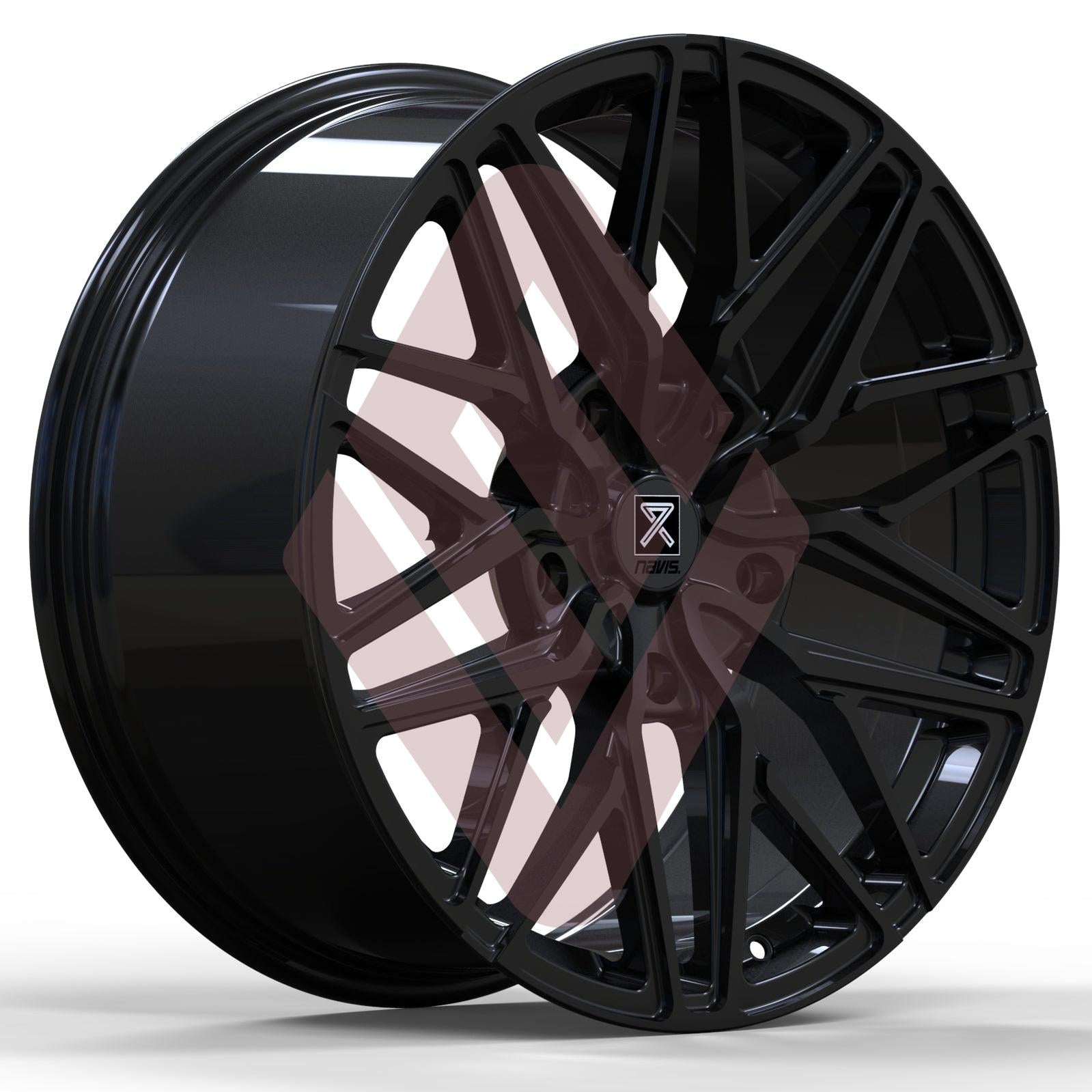 Navis Luxe – 20" Gloss Black Finish Alloy Wheels