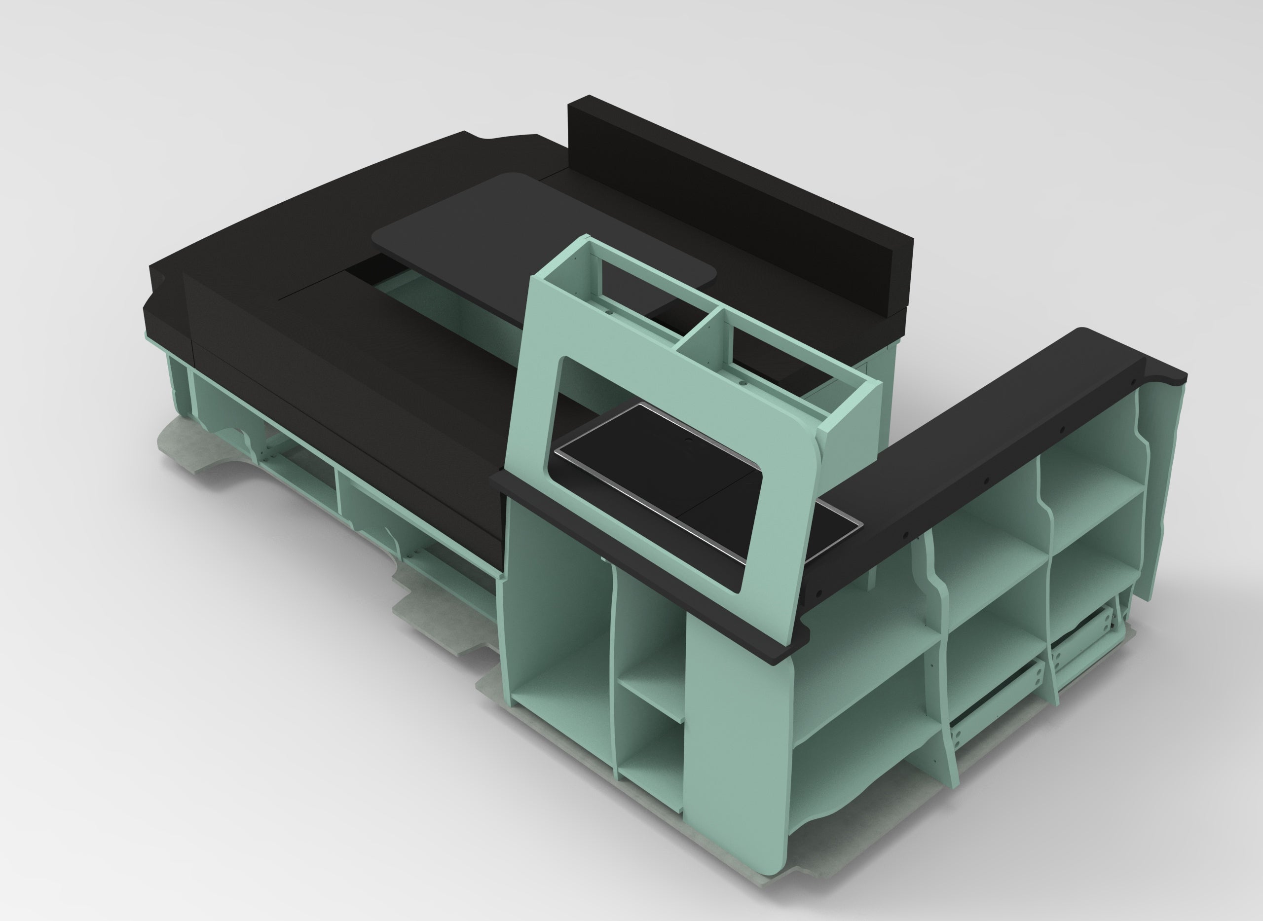 Bulkhead U Edition Campervan Furniture Unit Set
