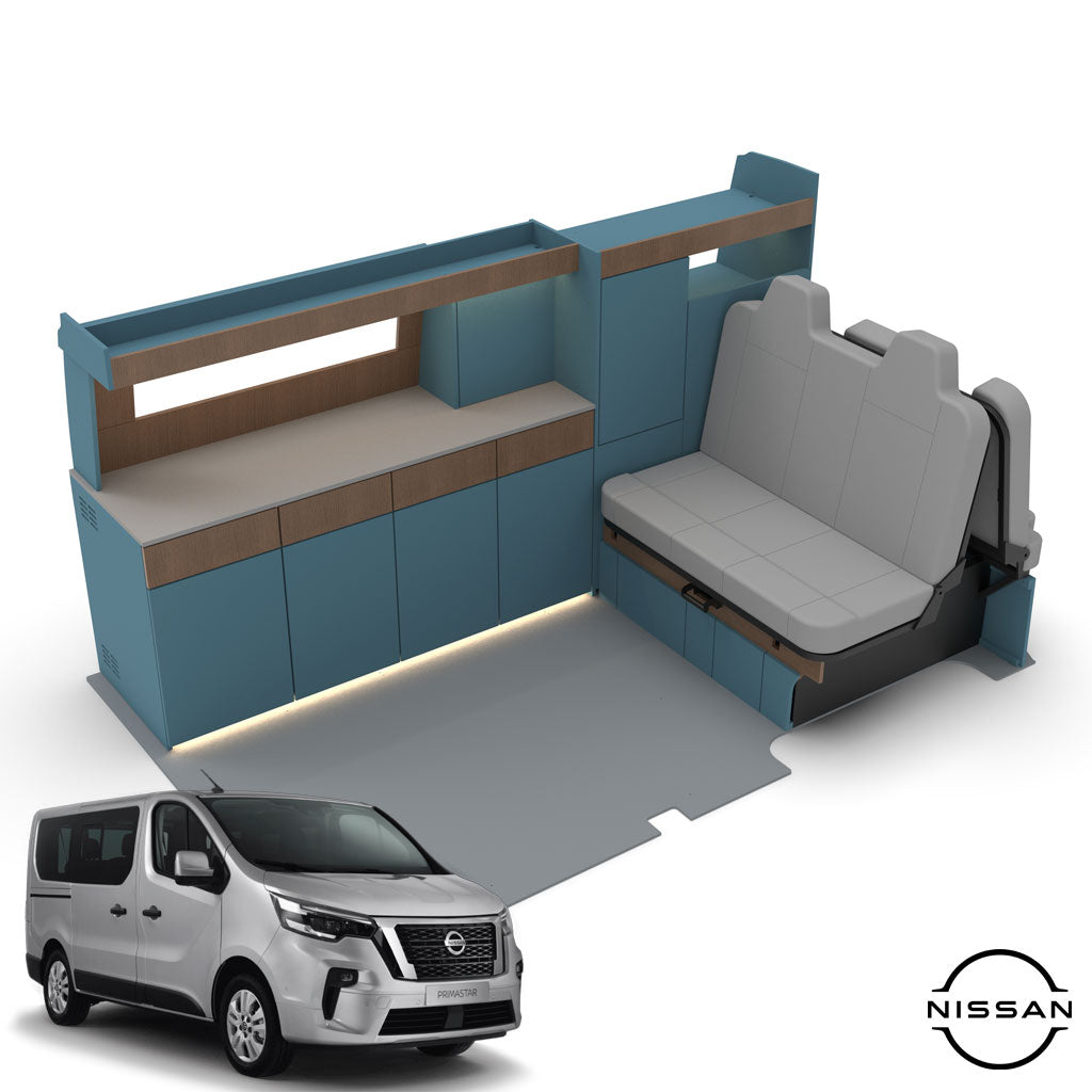 Nissan Primastar LWB Classic Edition Campervan Kitchen
