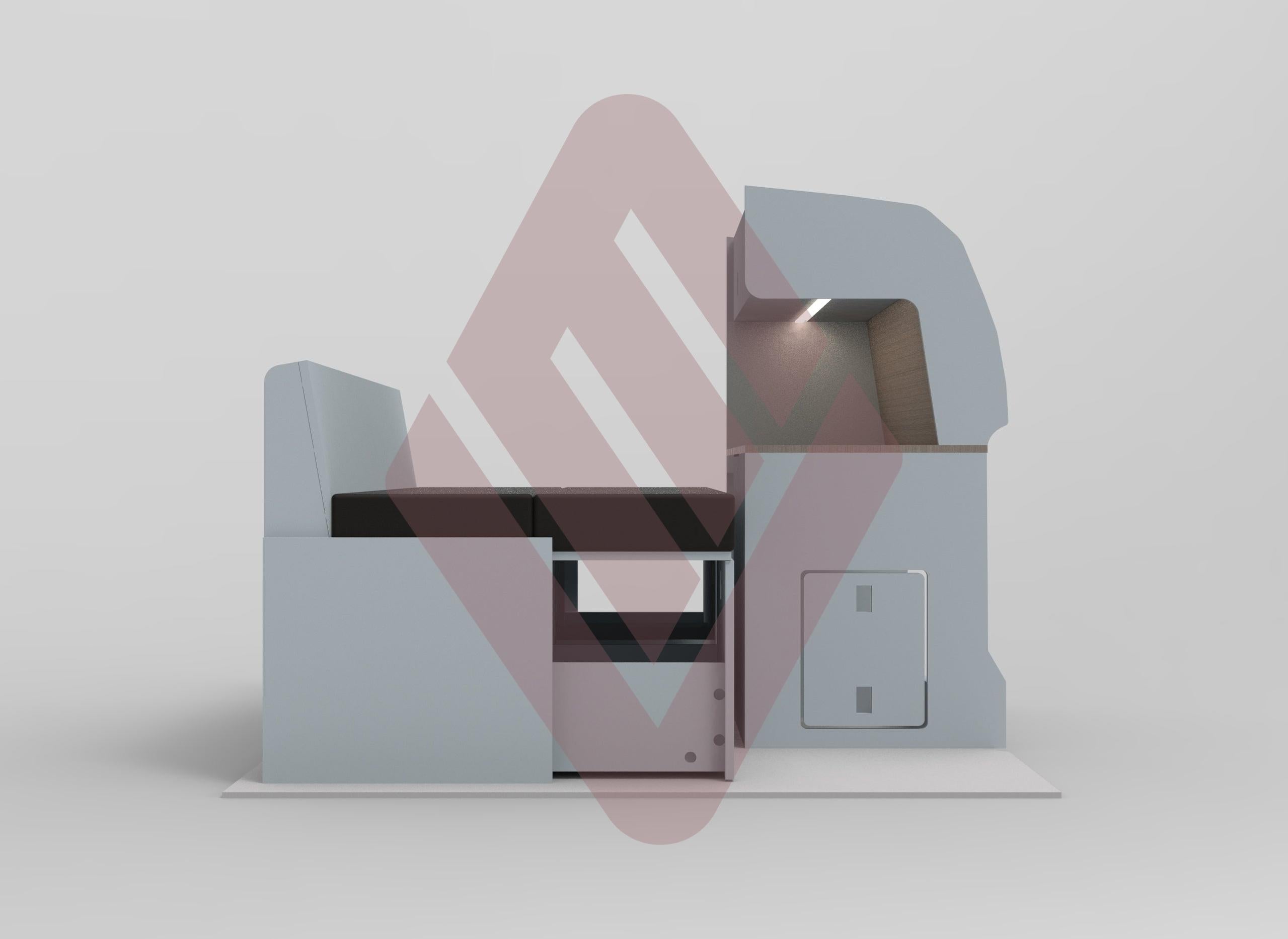 Peugeot Partner Compact Campervan Kitchen Interior Unit