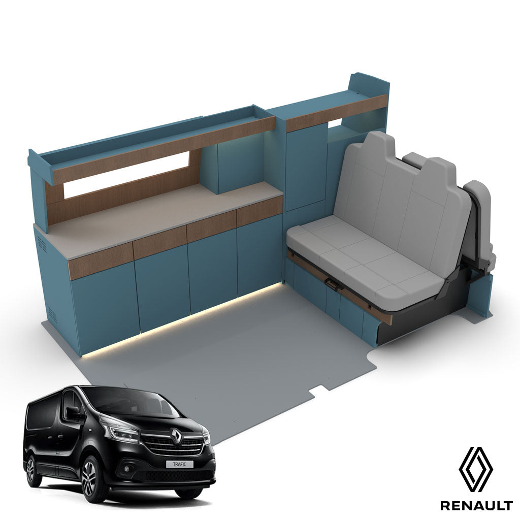 Renault Trafic LWB Classic Edition Campervan Kitchen