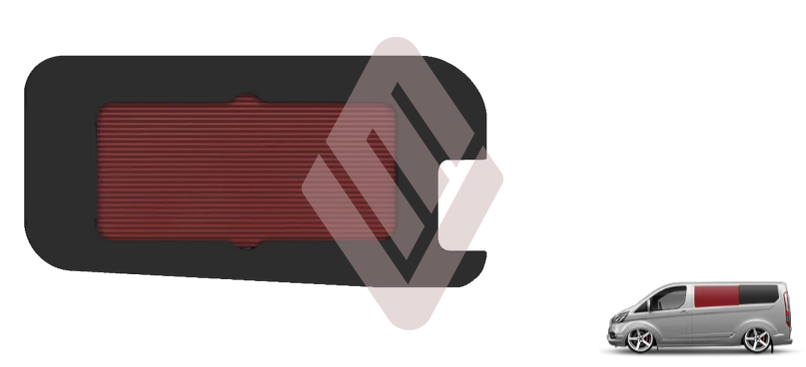 Ford Transit Custom | Window Pod® B | Nearside Sliding Door (Fixed Window Only)