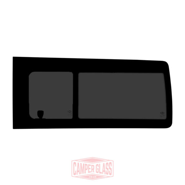 Camper Glass VW T5/T6 – Sliding Window – Passenger Side – Rear Quarter – LWB – Privacy Glass