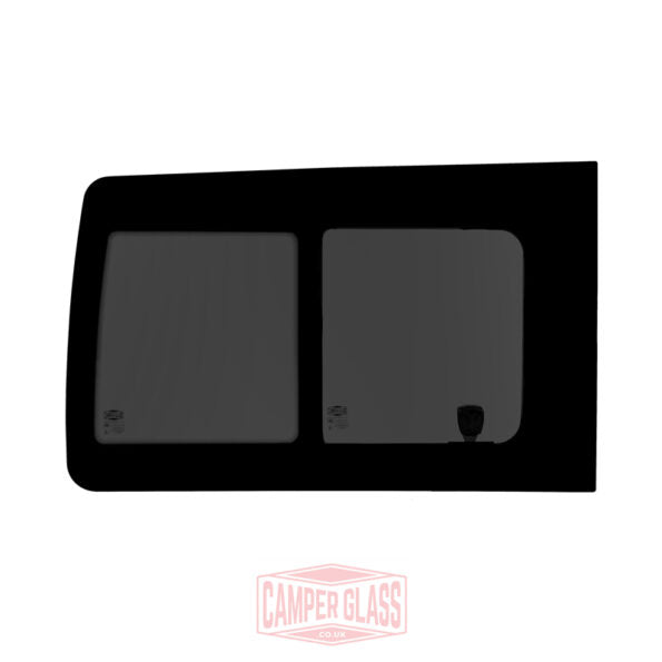 Camper Glass VW T5/T6 – Sliding Window – Driver Side – Rear Quarter – SWB – Privacy Glass