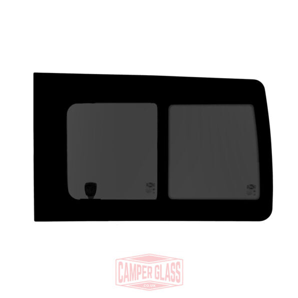 Camper Glass VW T5/T6 – Sliding Window – Passenger Side – Rear Quarter – SWB – Privacy Glass