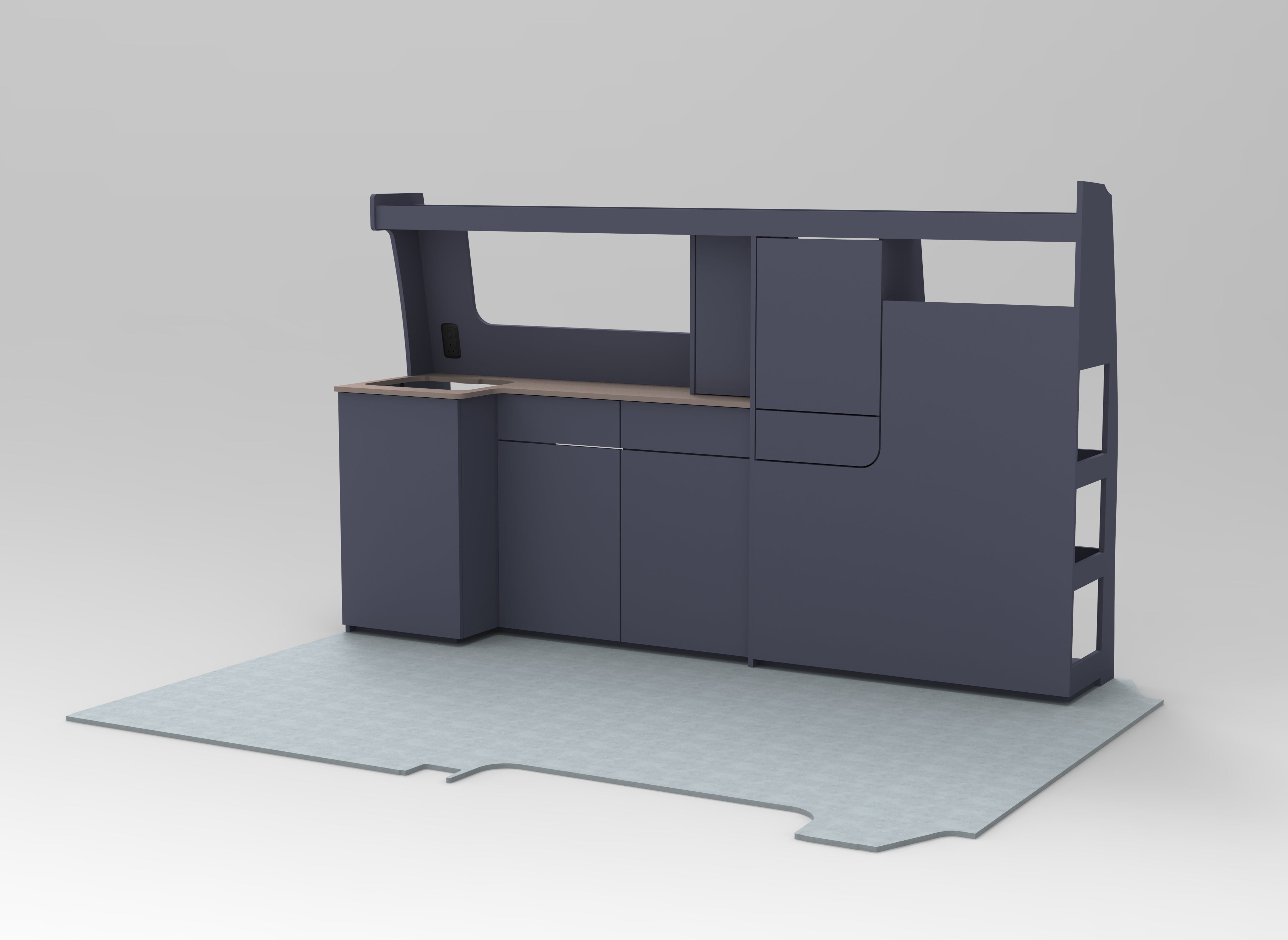 Slimline Classic Edition Campervan Furniture Unit Set