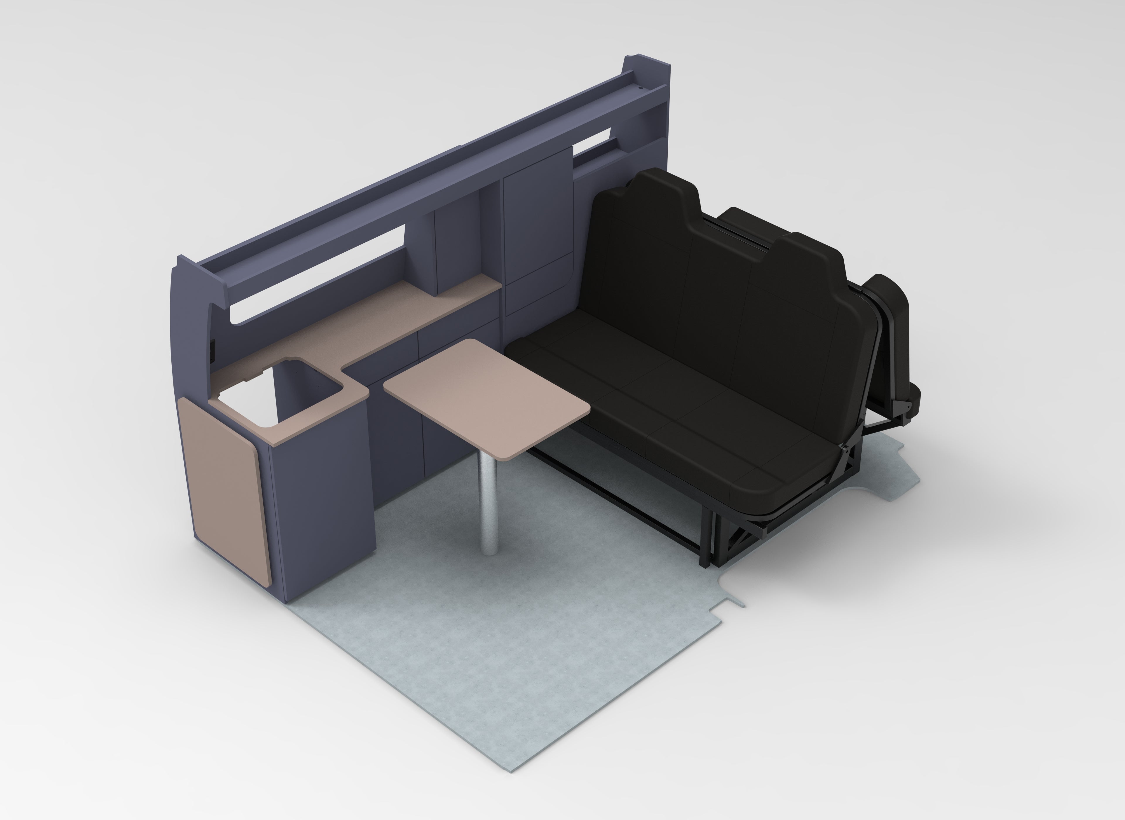 Slimline Classic Edition Campervan Furniture Unit Set