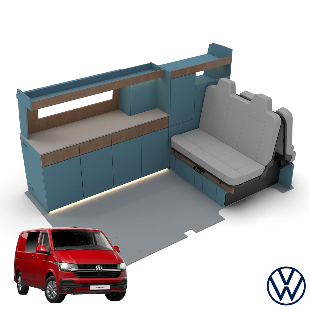 Volkswagen T6 LWB Classic Edition Campervan Kitchen