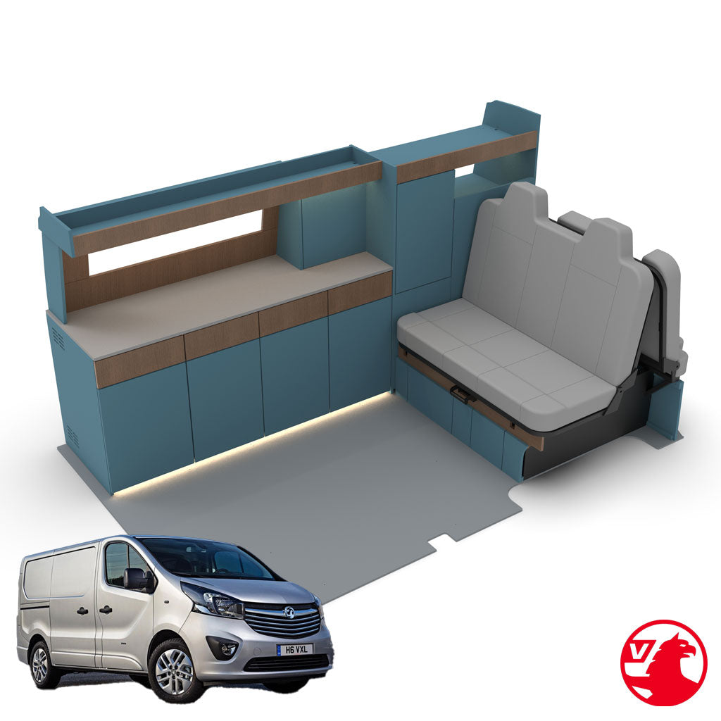 Vauxhall Vivaro 2014-2019 LWB Classic Edition Campervan Kitchen
