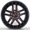 Navis MAC-AT – 17" Satin Black Finish Alloy Wheels