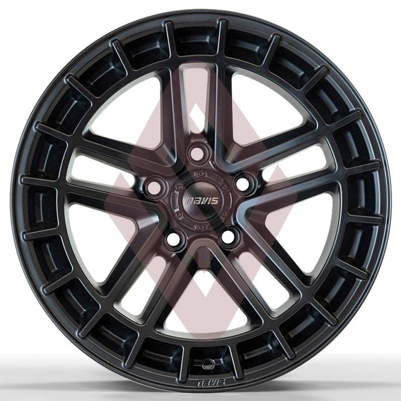 Navis MAC-AT – 17" Satin Black Finish Alloy Wheels