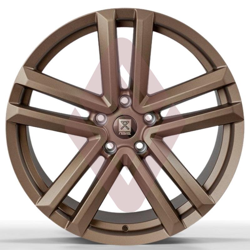 Navis Twin-5 – 20" Bronze Finish Alloy Wheels