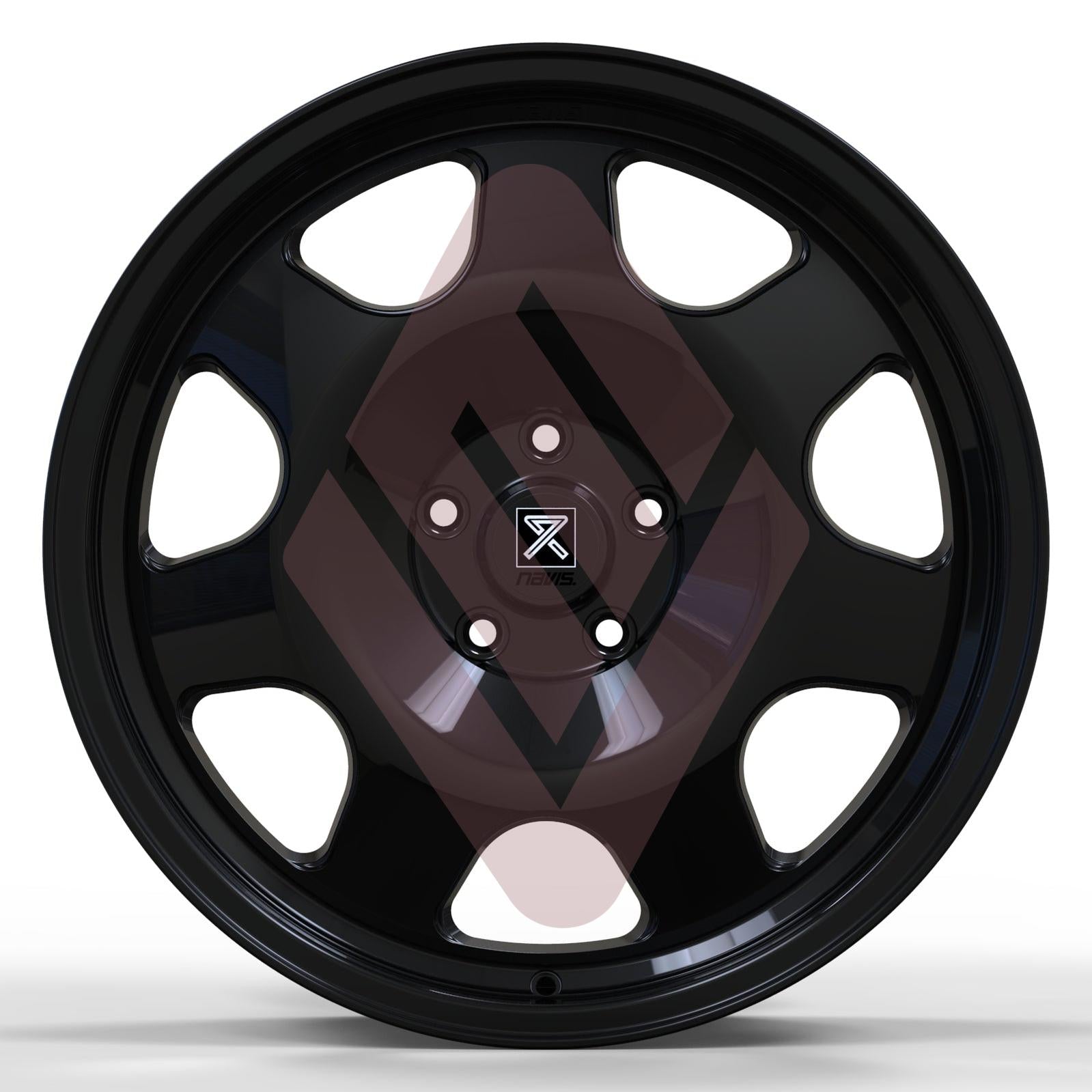 Navis GP7 – 20" Black Finish Alloy Wheels