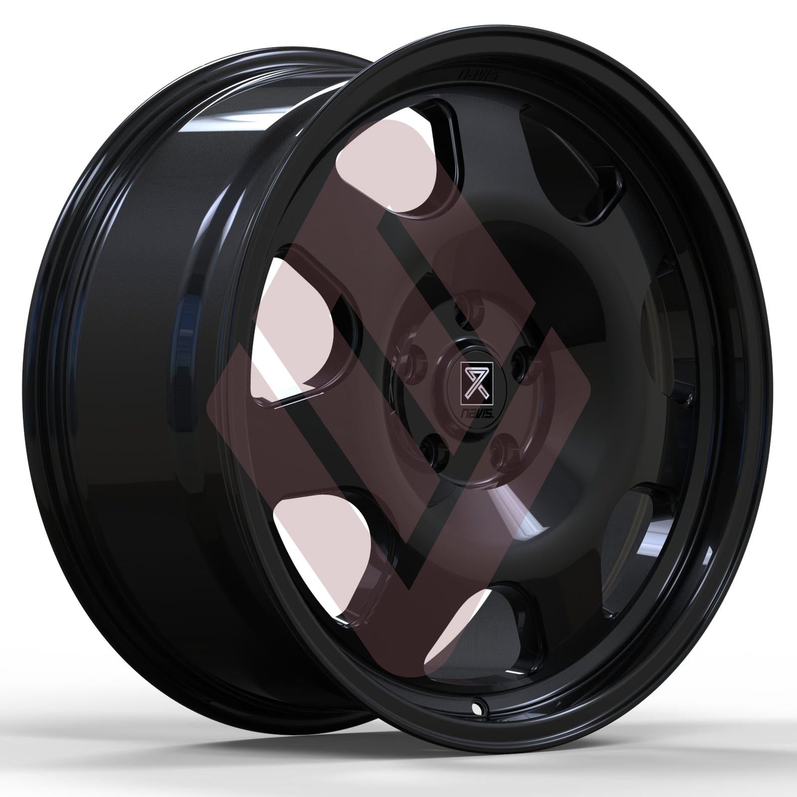 Navis GP7 – 20" Black Finish Alloy Wheels