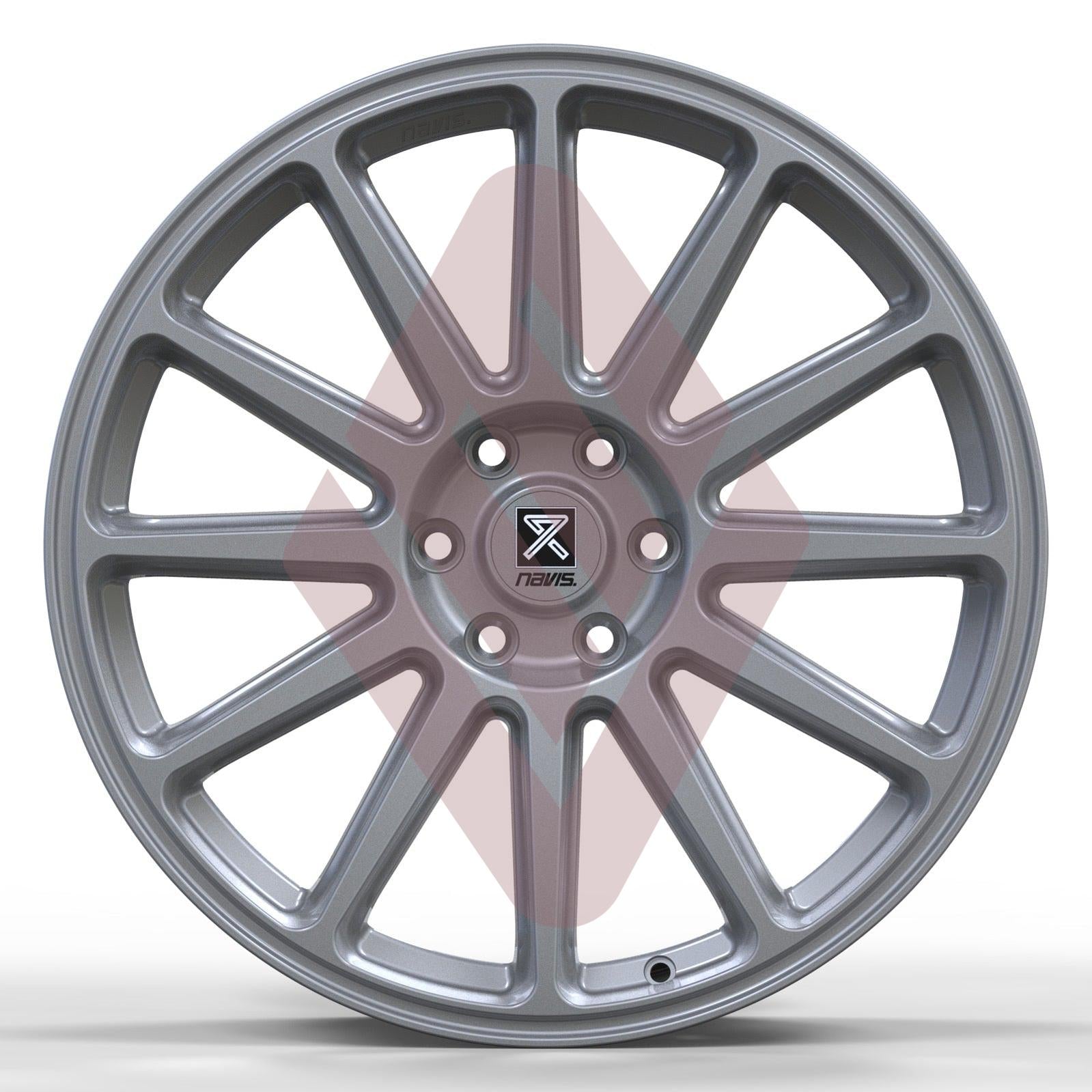 Navis Novus – 20" Silver Finish Alloy Wheels (Transit Custom 2024 – onwards)