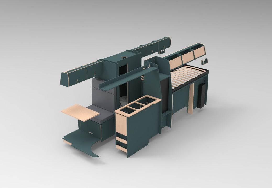 Mercedes Sprinter 2018 Onwards LWB Edition 1 Furniture Kit