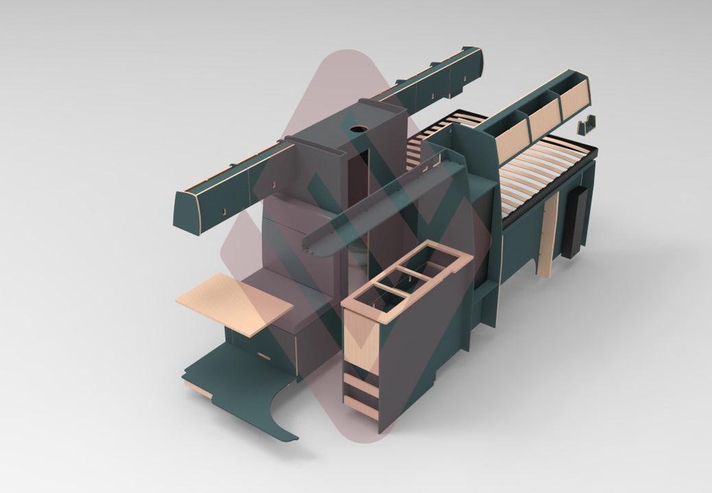 Mercedes Sprinter 2018 Onwards LWB Edition 1 Furniture Kit